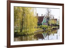 Preserved Historic Houses in Zaanse Schans-Amanda Hall-Framed Photographic Print