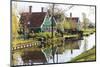 Preserved Historic Houses in Zaanse Schans-Amanda Hall-Mounted Photographic Print