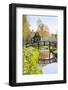 Preserved Historic Houses in Zaanse Schans-Amanda Hall-Framed Photographic Print