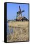 Preserved Historic Windmills and Houses in Zaanse Schans-Amanda Hall-Framed Stretched Canvas