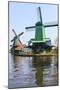 Preserved Historic Windmills and Houses in Zaanse Schans-Amanda Hall-Mounted Photographic Print