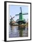 Preserved Historic Windmills and Houses in Zaanse Schans-Amanda Hall-Framed Photographic Print