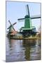 Preserved Historic Windmills and Houses in Zaanse Schans-Amanda Hall-Mounted Photographic Print