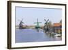 Preserved Historic Windmills and Houses in Zaanse Schans-Amanda Hall-Framed Photographic Print