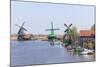 Preserved Historic Windmills and Houses in Zaanse Schans-Amanda Hall-Mounted Photographic Print