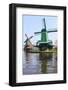 Preserved Historic Windmills and Houses in Zaanse Schans-Amanda Hall-Framed Photographic Print