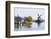 Preserved Historic Windmills and Houses in Zaanse Schans-Amanda Hall-Framed Photographic Print