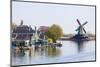 Preserved Historic Windmills and Houses in Zaanse Schans-Amanda Hall-Mounted Photographic Print