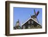 Preserved Historic Windmills and Houses in Zaanse Schans-Amanda Hall-Framed Photographic Print