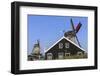 Preserved Historic Windmills and Houses in Zaanse Schans-Amanda Hall-Framed Photographic Print