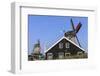 Preserved Historic Windmills and Houses in Zaanse Schans-Amanda Hall-Framed Photographic Print