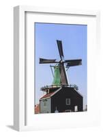 Preserved Historic Windmills and Houses in Zaanse Schans-Amanda Hall-Framed Photographic Print