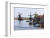 Preserved Historic Windmills and Houses in Zaanse Schans-Amanda Hall-Framed Photographic Print