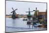 Preserved Historic Windmills and Houses in Zaanse Schans-Amanda Hall-Mounted Photographic Print