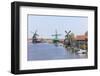 Preserved Historic Windmills and Houses in Zaanse Schans-Amanda Hall-Framed Photographic Print