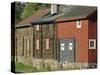 Preserved Miners' Houses, World Heritage Site of Roros, Trondelag, Norway, Scandinavia, Europe-Anthony Waltham-Stretched Canvas