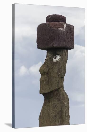 Preserved Original Moai in the Tahai Archaeological Zone-Michael Nolan-Stretched Canvas