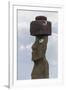 Preserved Original Moai in the Tahai Archaeological Zone-Michael Nolan-Framed Photographic Print