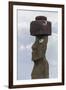 Preserved Original Moai in the Tahai Archaeological Zone-Michael Nolan-Framed Photographic Print
