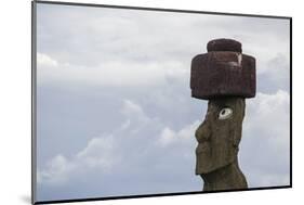 Preserved Original Moai in the Tahai Archaeological Zone-Michael Nolan-Mounted Photographic Print