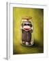 Preserving Childhood Baby Sock Monkey-Leah Saulnier-Framed Giclee Print