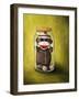 Preserving Childhood Baby Sock Monkey-Leah Saulnier-Framed Giclee Print