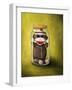 Preserving Childhood Baby Sock Monkey-Leah Saulnier-Framed Giclee Print