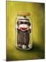 Preserving Childhood Baby Sock Monkey-Leah Saulnier-Mounted Giclee Print