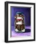 Preserving Childhood Sock Monkey-Leah Saulnier-Framed Giclee Print