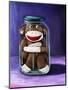 Preserving Childhood Sock Monkey-Leah Saulnier-Mounted Giclee Print