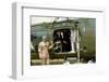 Presideent John F. Kennedy Sitting Inside Helicopter-Stocktrek Images-Framed Photographic Print