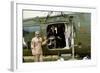 Presideent John F. Kennedy Sitting Inside Helicopter-Stocktrek Images-Framed Photographic Print