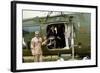 Presideent John F. Kennedy Sitting Inside Helicopter-Stocktrek Images-Framed Photographic Print