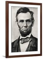 President Abraham Lincoln Portrait Archival-null-Framed Photo
