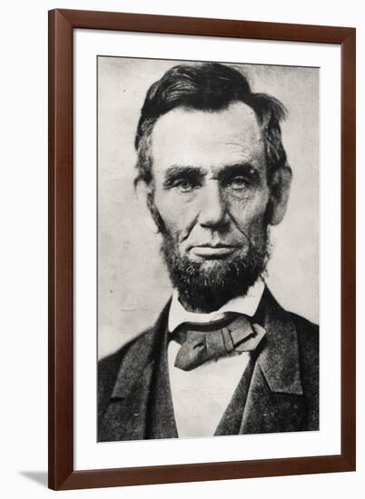 President Abraham Lincoln Portrait Archival-null-Framed Photo