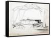 President Abraham Lincoln's Coffin Lying in State at the White House-null-Framed Stretched Canvas