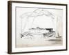President Abraham Lincoln's Coffin Lying in State at the White House-null-Framed Giclee Print