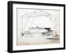 President Abraham Lincoln's Coffin Lying in State at the White House-null-Framed Giclee Print