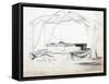 President Abraham Lincoln's Coffin Lying in State at the White House-null-Framed Stretched Canvas