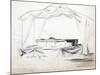 President Abraham Lincoln's Coffin Lying in State at the White House-null-Mounted Giclee Print