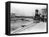 President Abraham Lincoln's Funeral Train-null-Framed Stretched Canvas