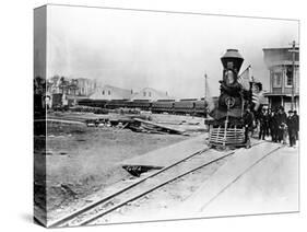 President Abraham Lincoln's Funeral Train-null-Stretched Canvas