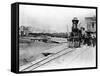 President Abraham Lincoln's Funeral Train-null-Framed Stretched Canvas