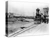 President Abraham Lincoln's Funeral Train-null-Stretched Canvas