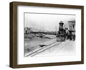 President Abraham Lincoln's Funeral Train-null-Framed Photographic Print