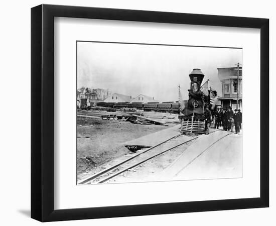 President Abraham Lincoln's Funeral Train-null-Framed Photographic Print