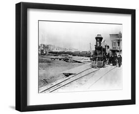 President Abraham Lincoln's Funeral Train-null-Framed Photographic Print