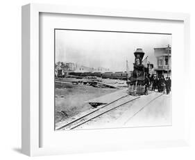 President Abraham Lincoln's Funeral Train-null-Framed Photographic Print