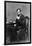 President Abraham Lincoln Sitting in Chair-null-Framed Premium Photographic Print