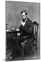 President Abraham Lincoln Sitting in Chair-null-Mounted Photographic Print
